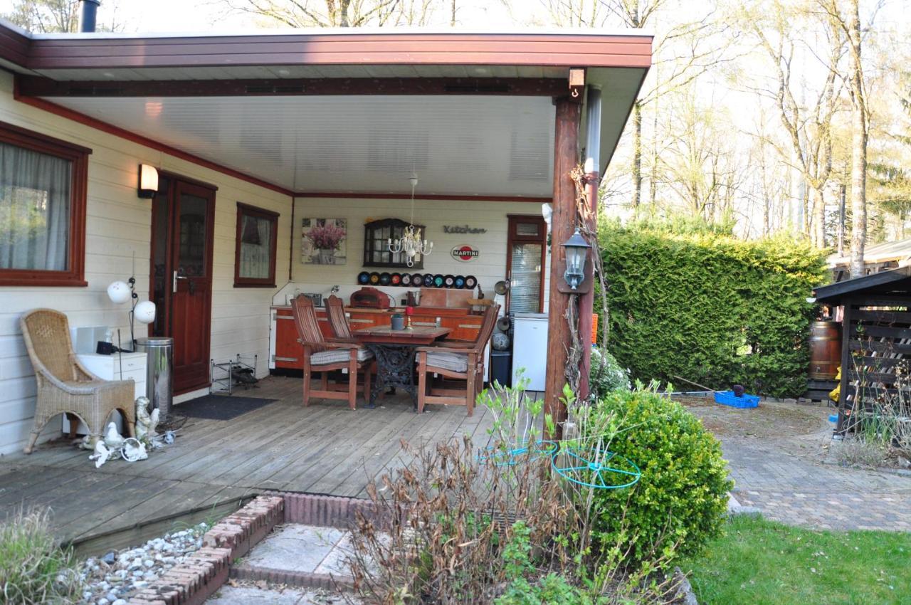 Sfeervol, Ruim En Luxe Chalet In Bosrijke Omgeving Diessen Exterior foto